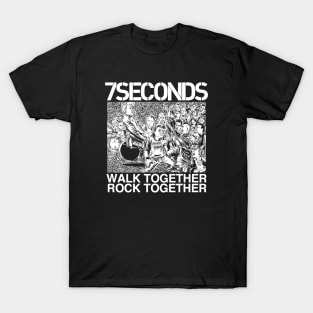 7 Seconds Walk Together Rock Together White T-Shirt